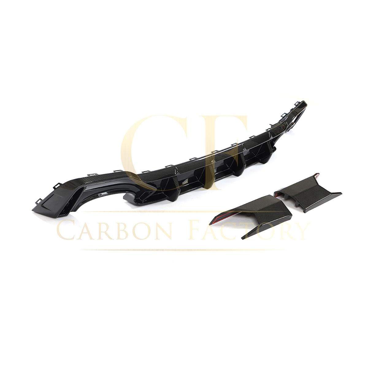 V Style Pre-Preg Carbon Fibre Diffuser for Audi C8 RS6 19-21-Carbon Factory