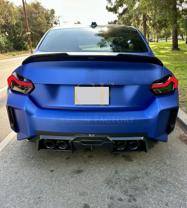 V Style Pre-Preg Carbon Fibre Diffuser for BMW G87 M2 23-Present-Carbon Factory