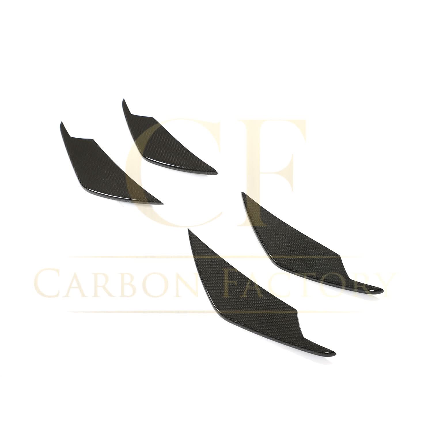 V Style Pre-Preg Carbon Fibre Front Canards for BMW G80 M3 G82 G83 M4 21-Present - Carbon Factory