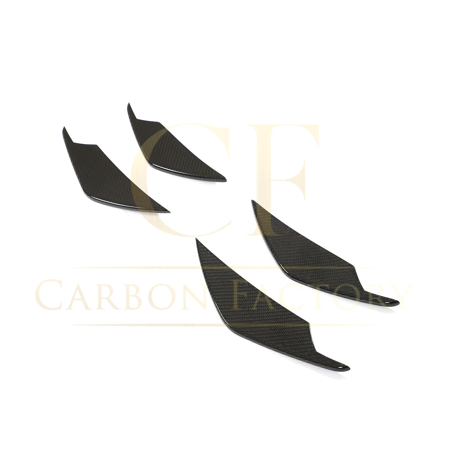 V Style Pre-Preg Carbon Fibre Front Canards for BMW G80 M3 G82 G83 M4 21-Present-Carbon Factory