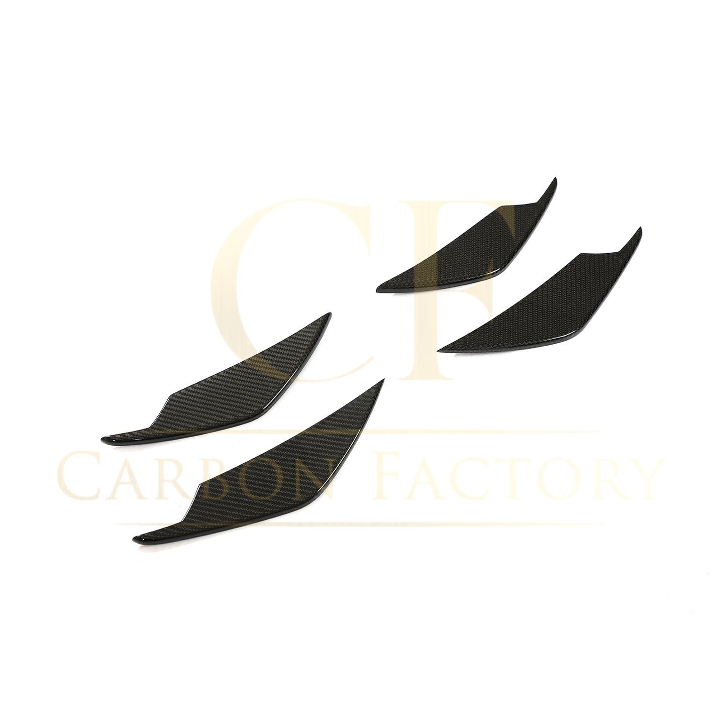 V Style Pre-Preg Carbon Fibre Front Canards for BMW G80 M3 G82 G83 M4 21-Present-Carbon Factory