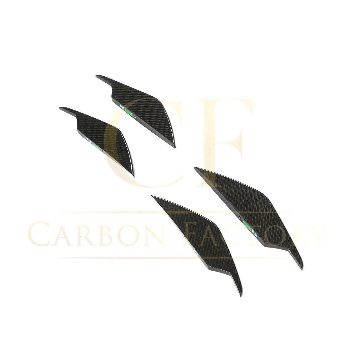 V Style Pre-Preg Carbon Fibre Front Canards for BMW G80 M3 G82 G83 M4 21-Present-Carbon Factory