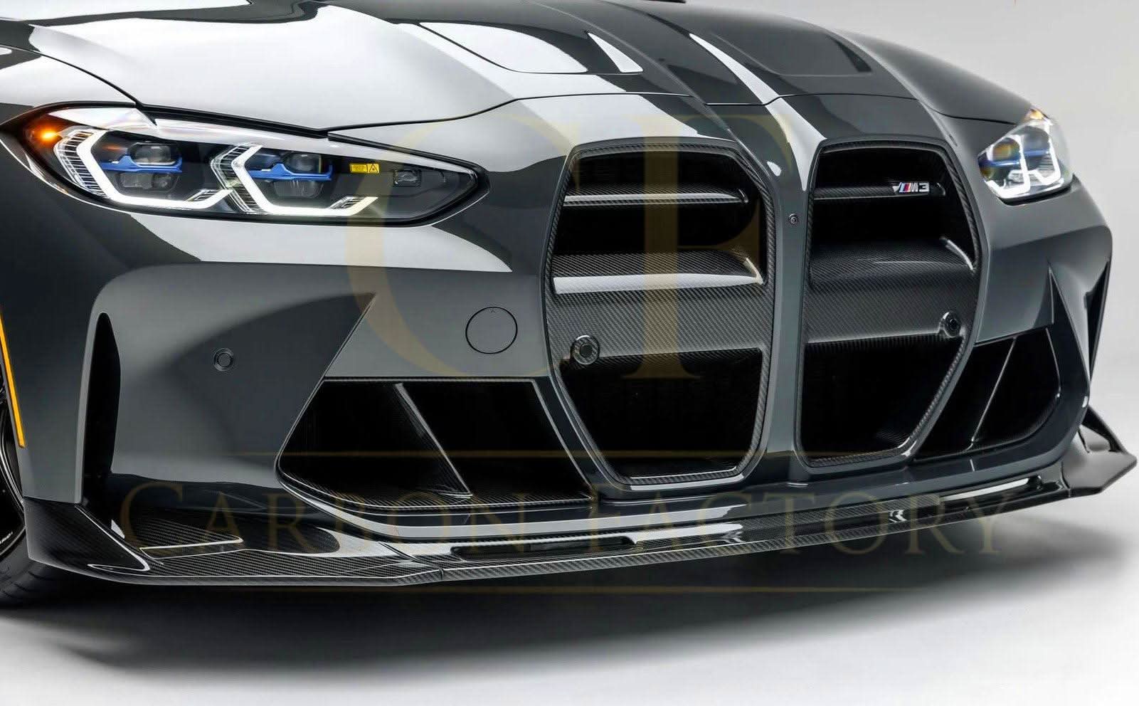 V Style Pre-Preg Carbon Fibre Front Grille for BMW G80 M3 G82 G83 M4 21-25 - Carbon Factory