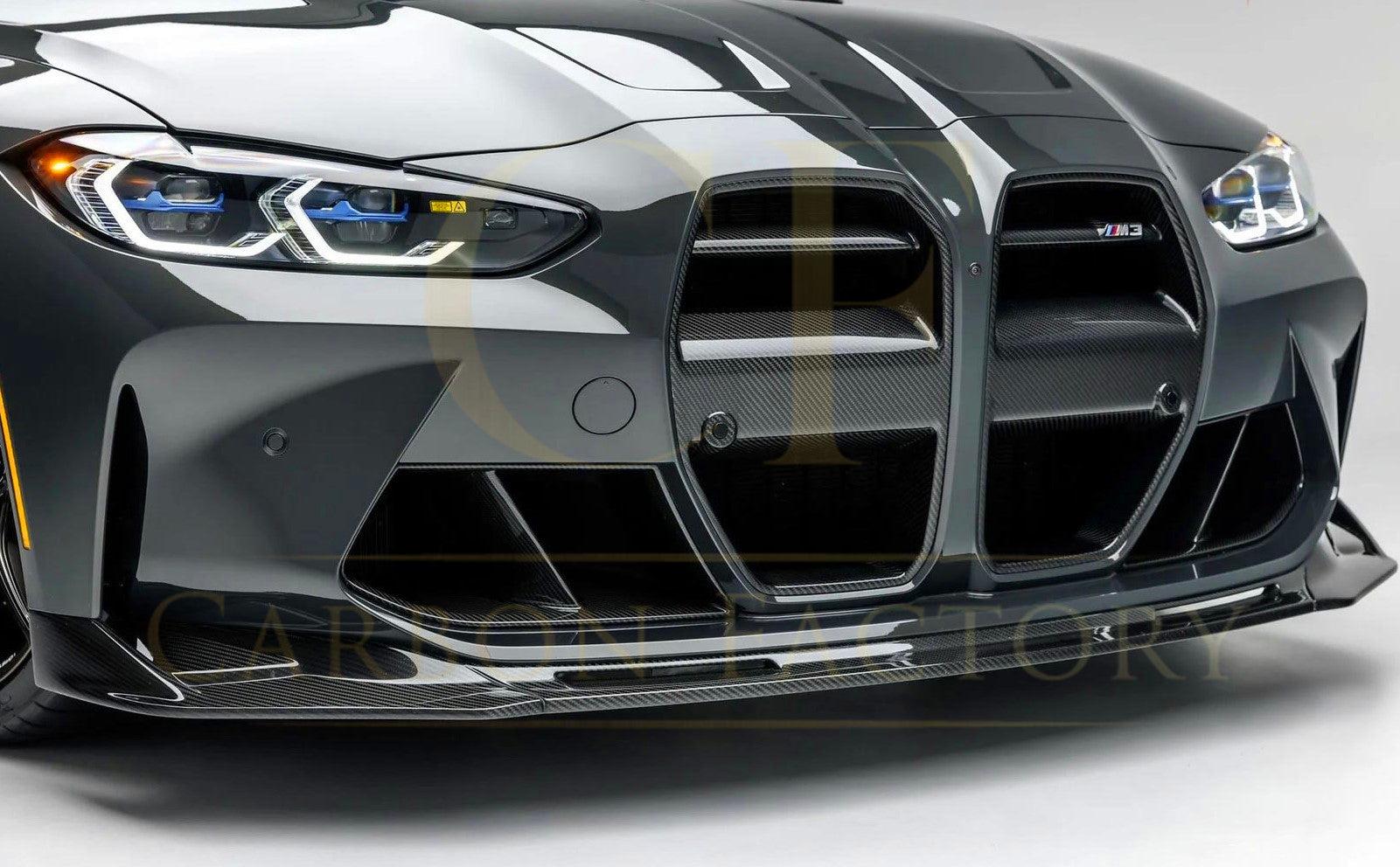 V Style Pre-Preg Carbon Fibre Front Grille for BMW G80 M3 G82 G83 M4 21-25-Carbon Factory