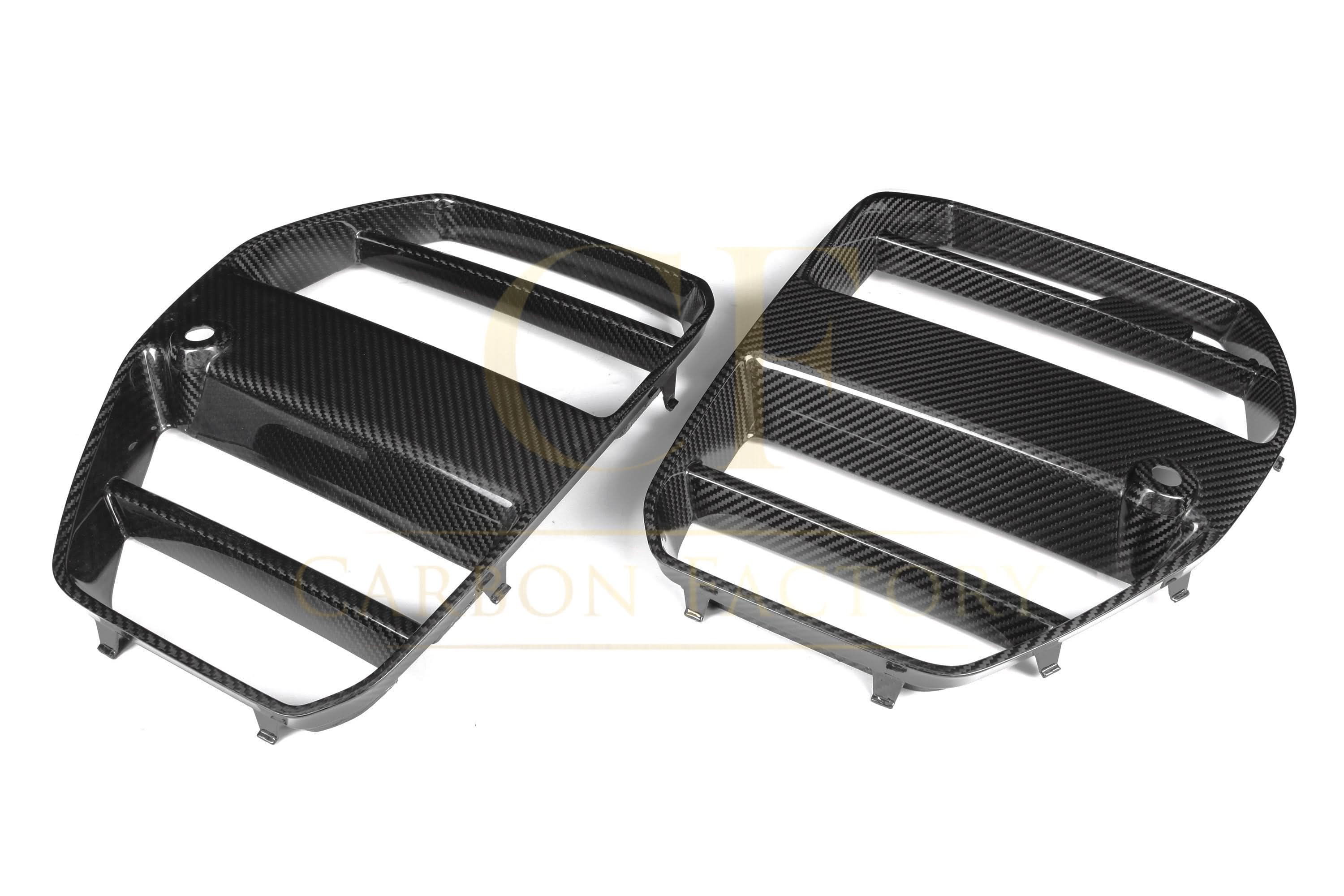 V Style Pre-Preg Carbon Fibre Front Grille for BMW G80 M3 G82 G83 M4 21-25 - Carbon Factory