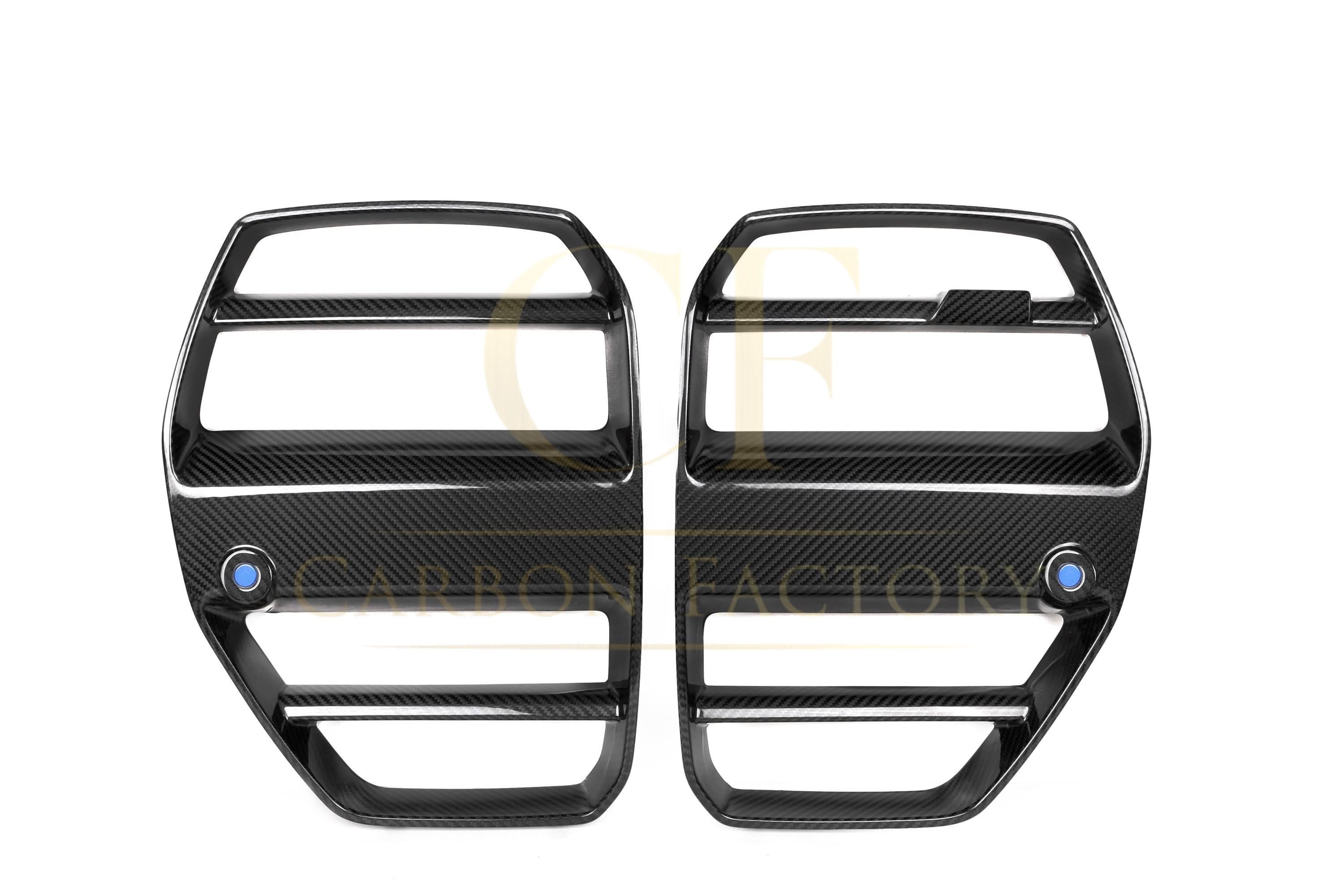 V Style Pre-Preg Carbon Fibre Front Grille for BMW G80 M3 G82 G83 M4 21-25 - Carbon Factory