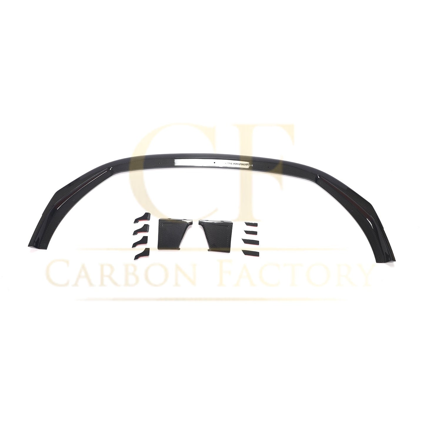 V Style Pre-Preg Carbon Fibre Front Splitter for Audi B9 RS4 19-22-Carbon Factory