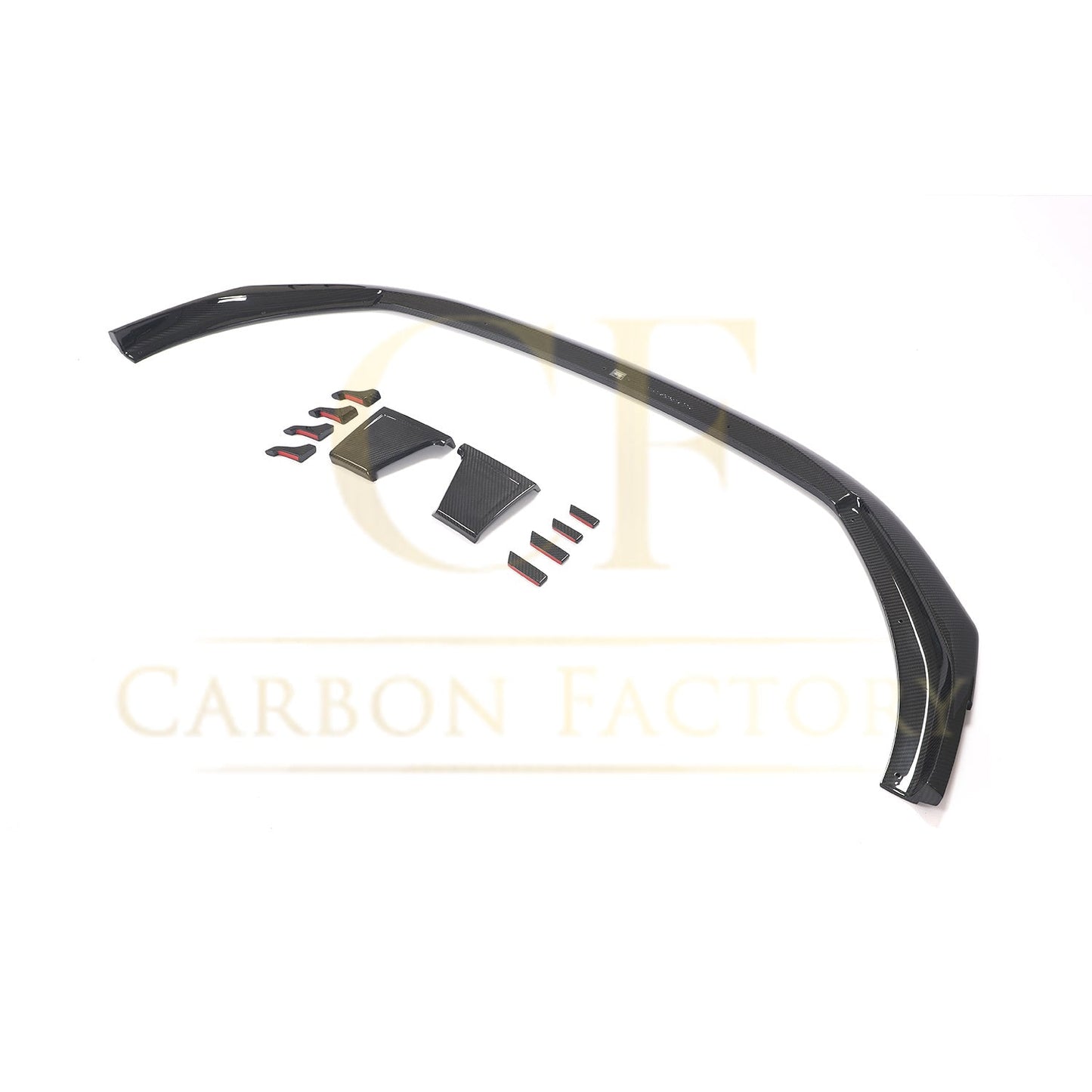 V Style Pre-Preg Carbon Fibre Front Splitter for Audi B9 RS4 19-22-Carbon Factory