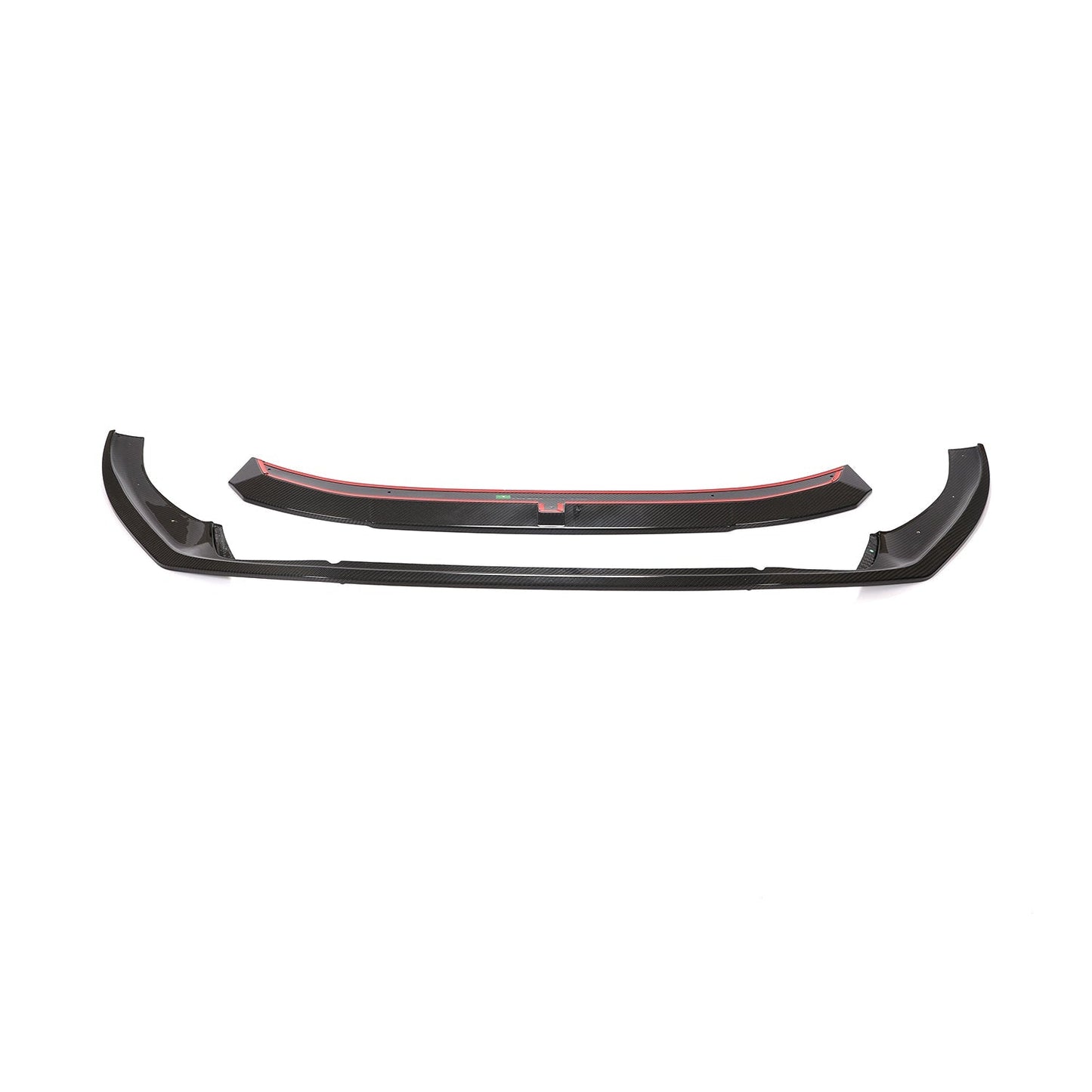 V Style Pre-Preg Carbon Fibre Front Splitter for Audi B9.5 A5 S Line & S5 20-22-Carbon Factory