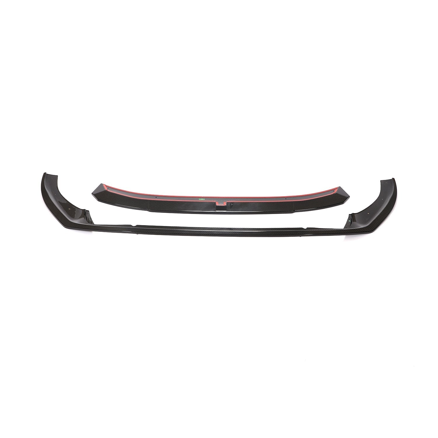 V Style Pre-Preg Carbon Fibre Front Splitter for Audi B9.5 A5 S Line & S5 20-22-Carbon Factory