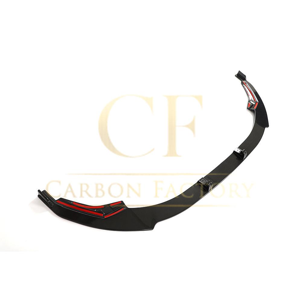 V Style Pre-Preg Carbon Fibre Front Splitter for Audi S3 Saloon 21-Present-Carbon Factory