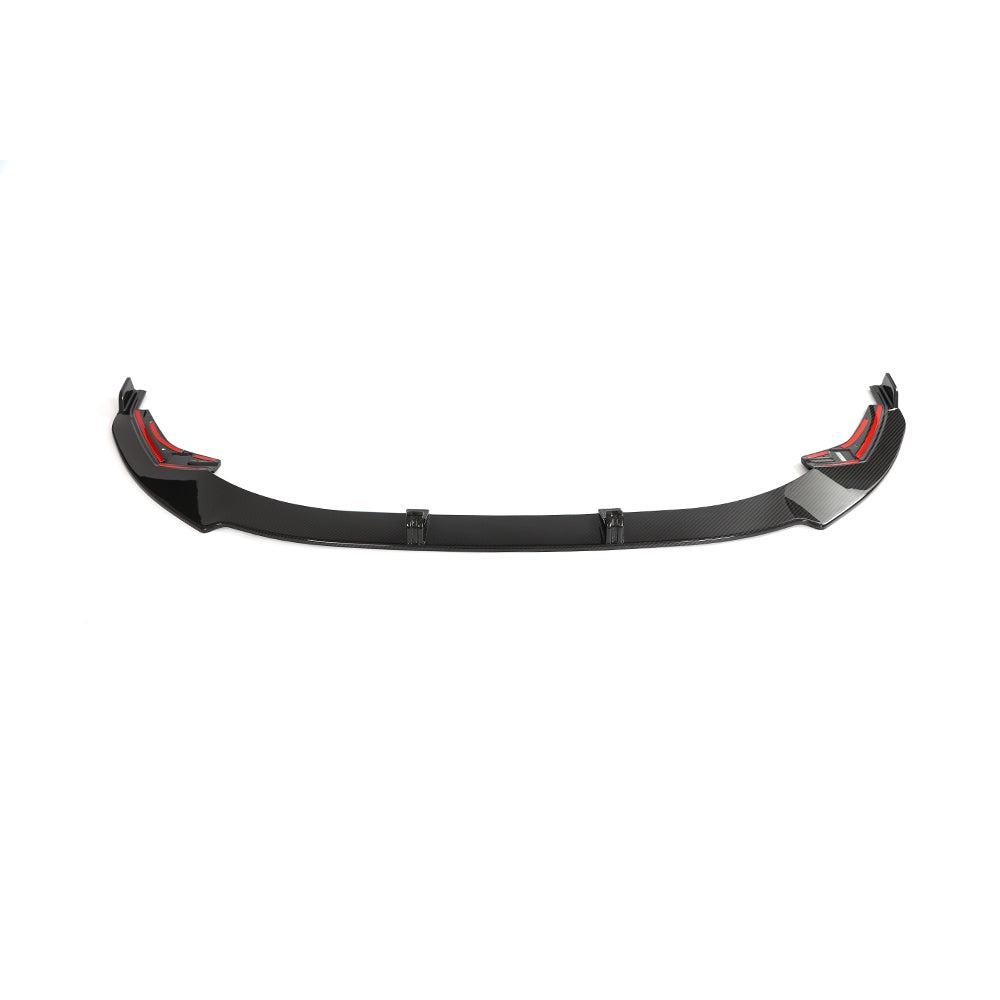 V Style Pre-Preg Carbon Fibre Front Splitter for Audi S3 Saloon 21-Present-Carbon Factory