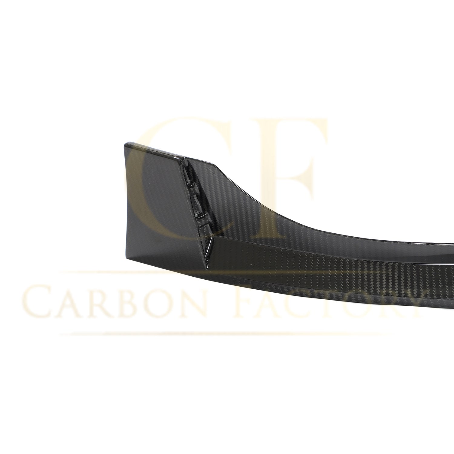 V Style Pre-Preg Carbon Fibre Front Splitter for VW Golf MK8 GTI 21-Present-Carbon Factory