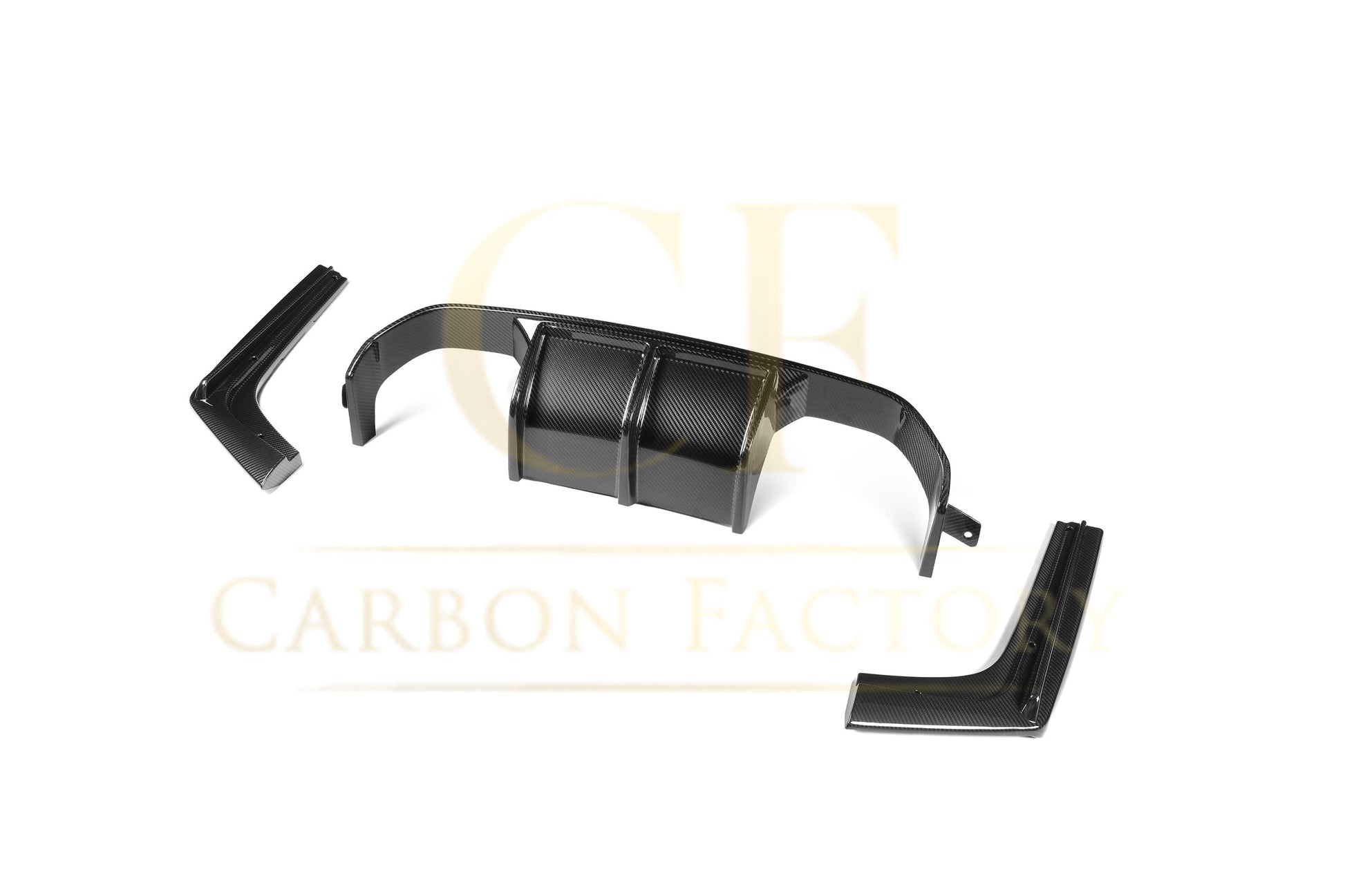 V Style Pre-Preg Carbon Fibre Rear Diffuser for BMW F80 M3 F82 F83 M4 14-20-Carbon Factory