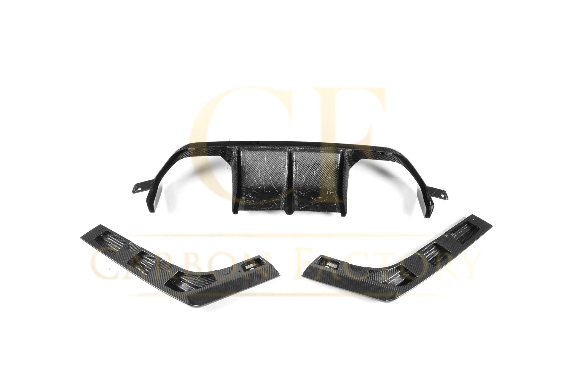 V Style Pre-Preg Carbon Fibre Rear Diffuser for BMW F80 M3 F82 F83 M4 14-20-Carbon Factory