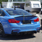 V Style Pre-Preg Carbon Fibre Rear Diffuser for BMW F80 M3 F82 F83 M4 14-20-Carbon Factory