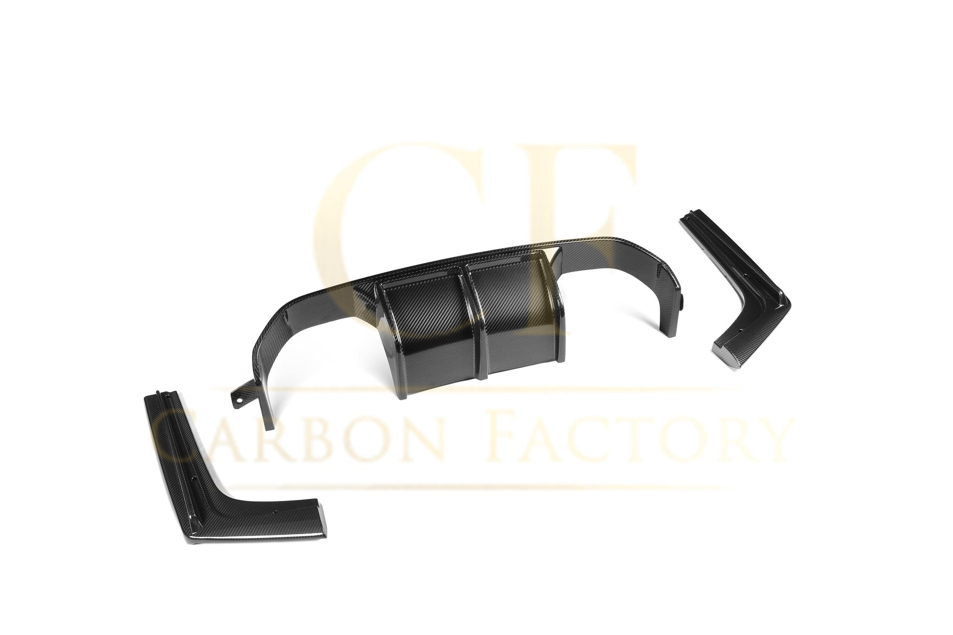 V Style Pre-Preg Carbon Fibre Rear Diffuser for BMW F80 M3 F82 F83 M4 14-20-Carbon Factory