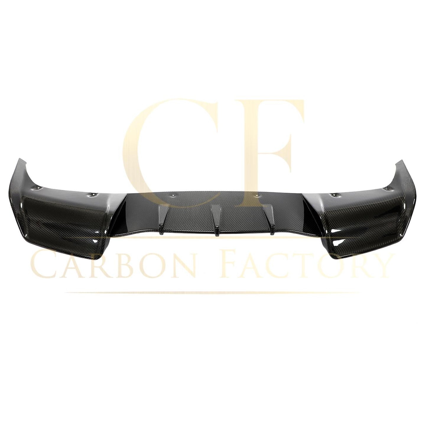 V Style Pre-Preg Carbon Fibre Rear Diffuser for Tesla Model Y 19-23-Carbon Factory