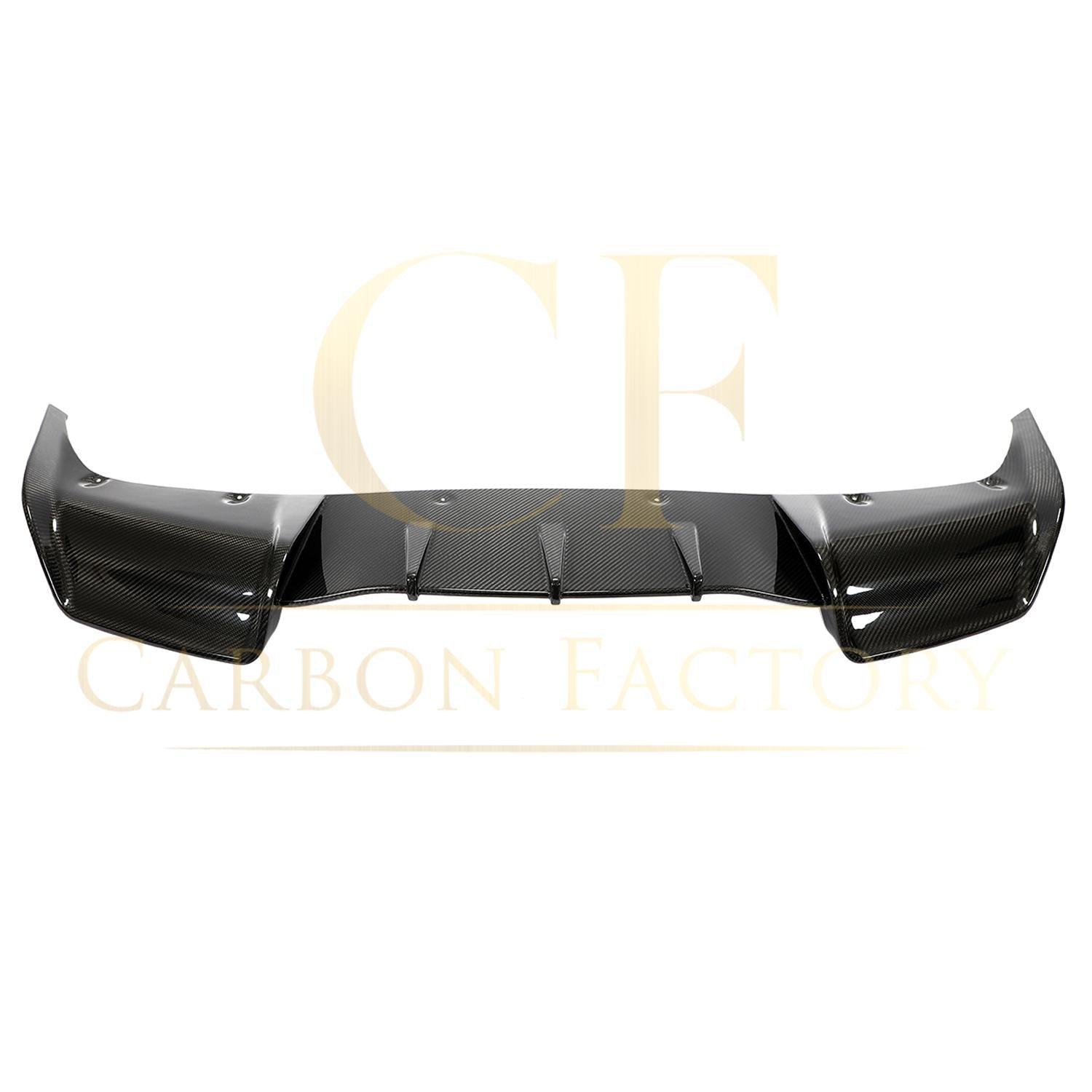 V Style Pre-Preg Carbon Fibre Rear Diffuser for Tesla Model Y 19-23-Carbon Factory