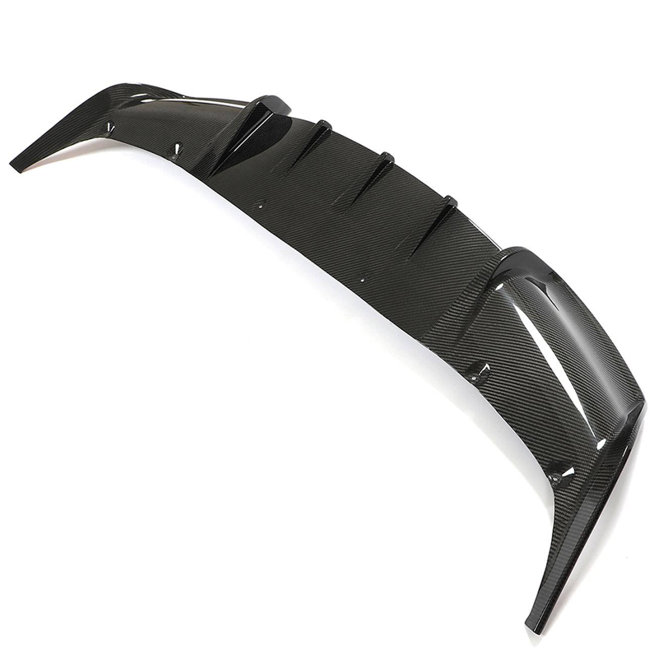 V Style Pre-Preg Carbon Fibre Rear Diffuser for Tesla Model Y 19-23-Carbon Factory
