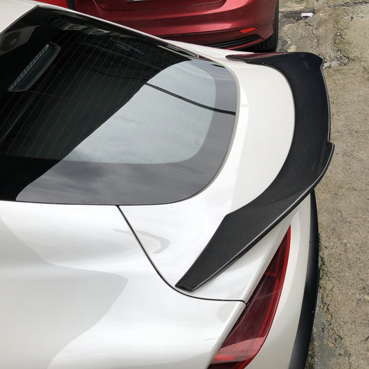 V Style Pre-Preg Carbon Fibre Rear Spoiler for Toyota A90 Supra 19-Present-Carbon Factory