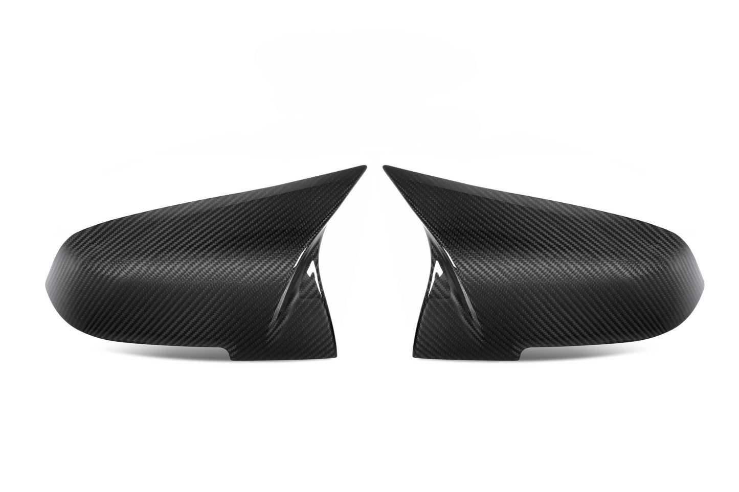 V Style Pre-Preg Carbon Fibre Replacement Mirror Covers for BMW F22 2 Series F87 M2 13-21-Carbon Factory