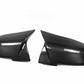 V Style Pre-Preg Carbon Fibre Replacement Mirror Covers for BMW F22 2 Series F87 M2 13-21-Carbon Factory