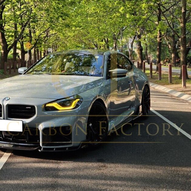V Style Pre-Preg Carbon Fibre Side Skirts for BMW G87 M2 23-Present-Carbon Factory