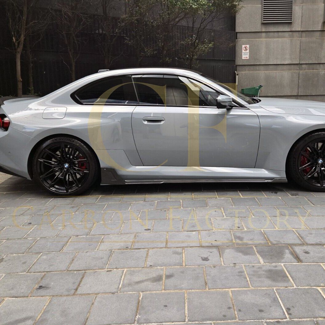 V Style Pre-Preg Carbon Fibre Side Skirts for BMW G87 M2 23-Present-Carbon Factory