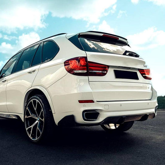 V1 Style Gloss Black Roof Spoiler for BMW F15 X5 14-18-Carbon Factory