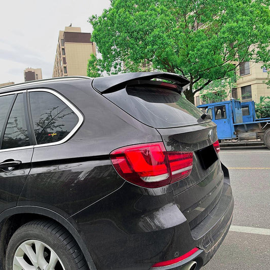V2 Style Gloss Black Roof Spoiler for BMW F15 X5 14-18-Carbon Factory