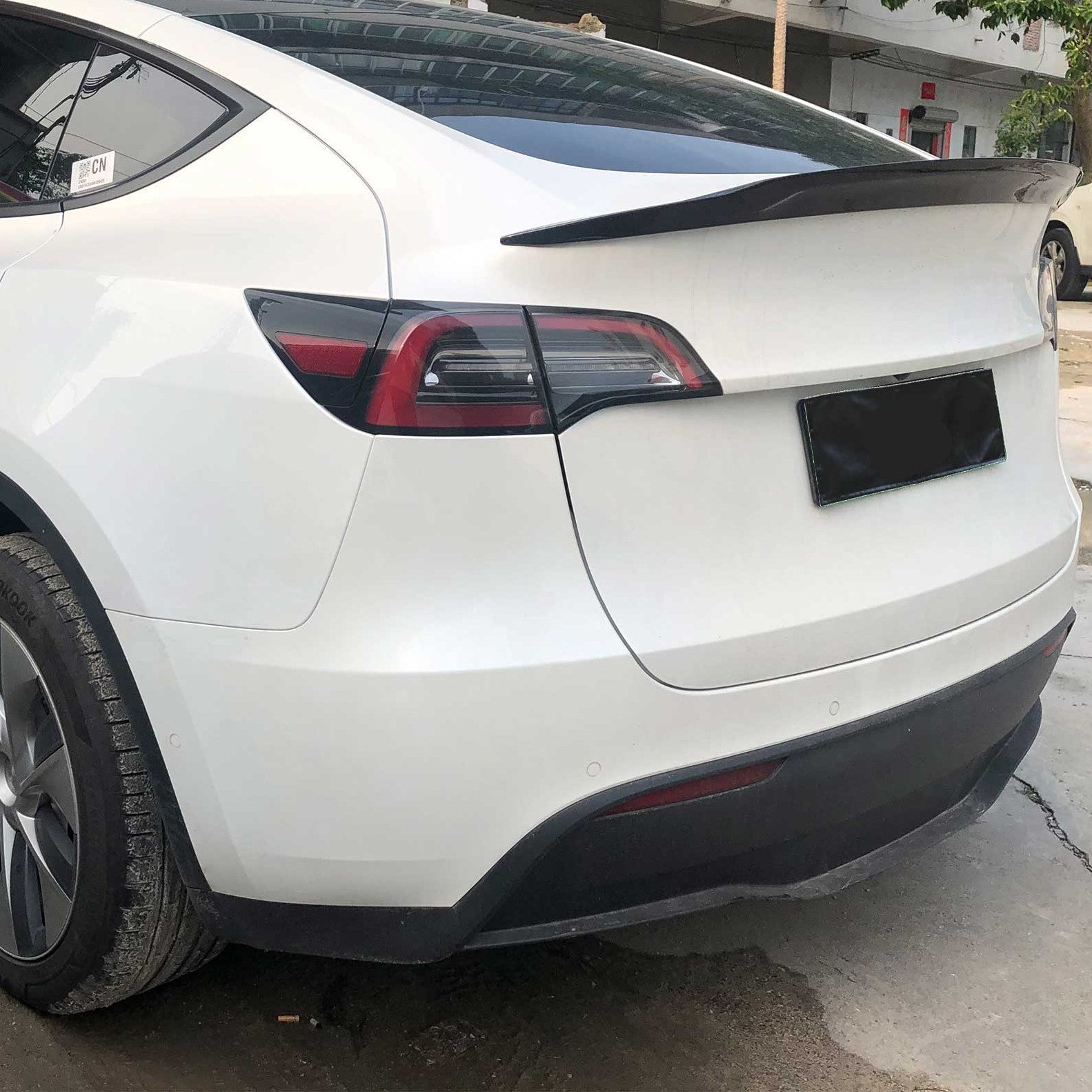 VS Style Pre-Preg Carbon Fibre Boot Spoiler for Tesla Model Y 16-Present-Carbon Factory