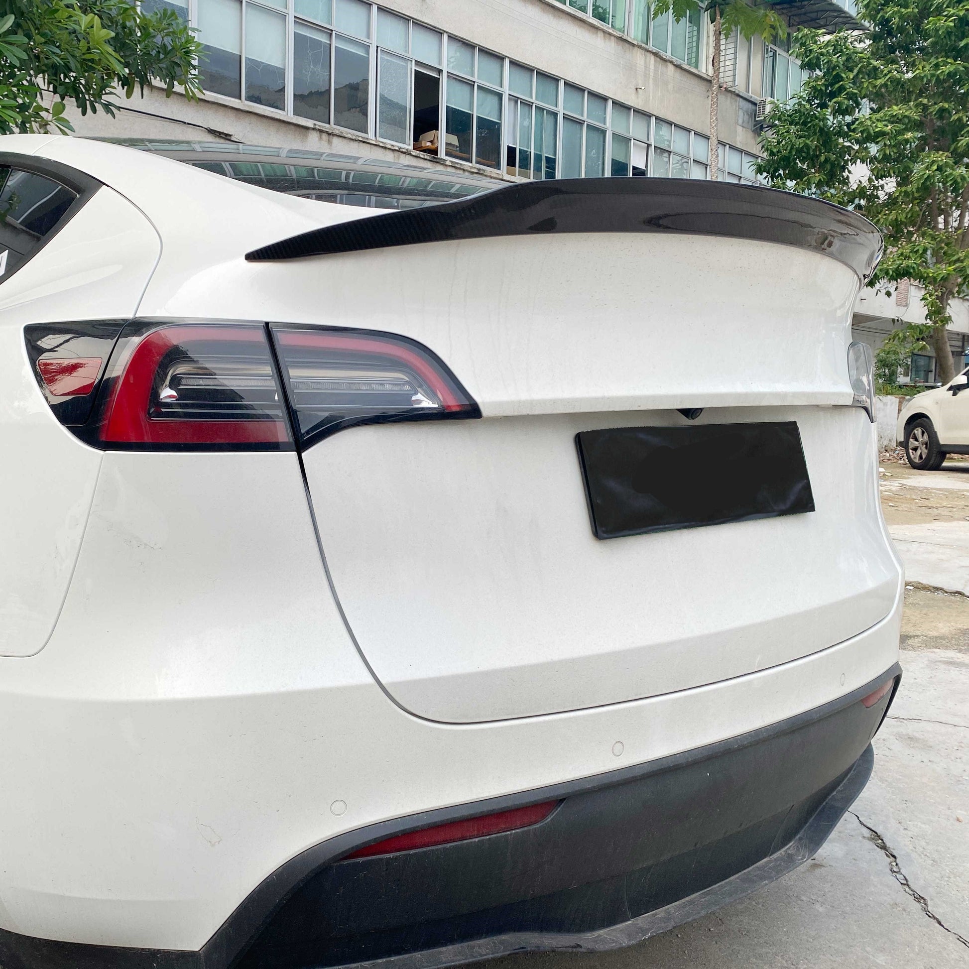 VS Style Pre-Preg Carbon Fibre Boot Spoiler for Tesla Model Y 16-Present-Carbon Factory