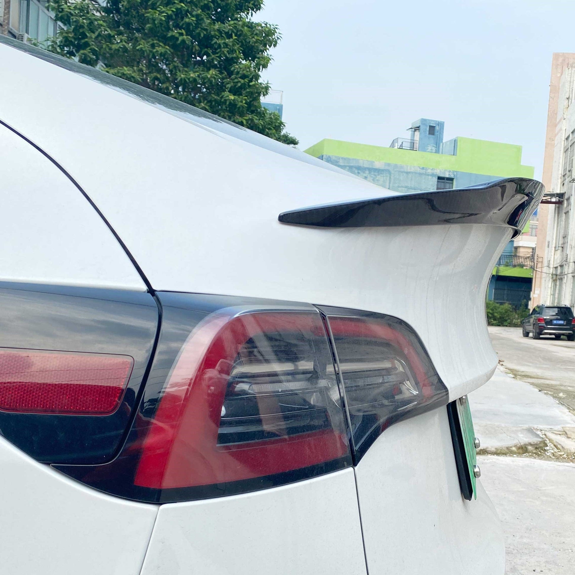 VS Style Pre-Preg Carbon Fibre Boot Spoiler for Tesla Model Y 16-Present-Carbon Factory