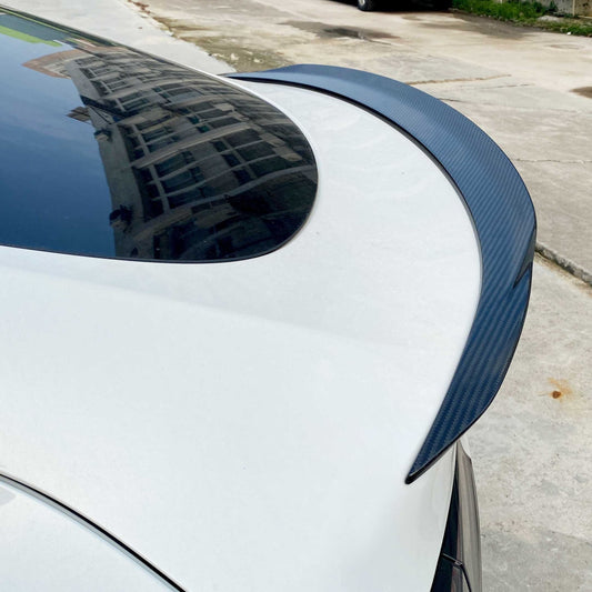 VS Style Pre-Preg Carbon Fibre Boot Spoiler for Tesla Model Y 16-Present-Carbon Factory