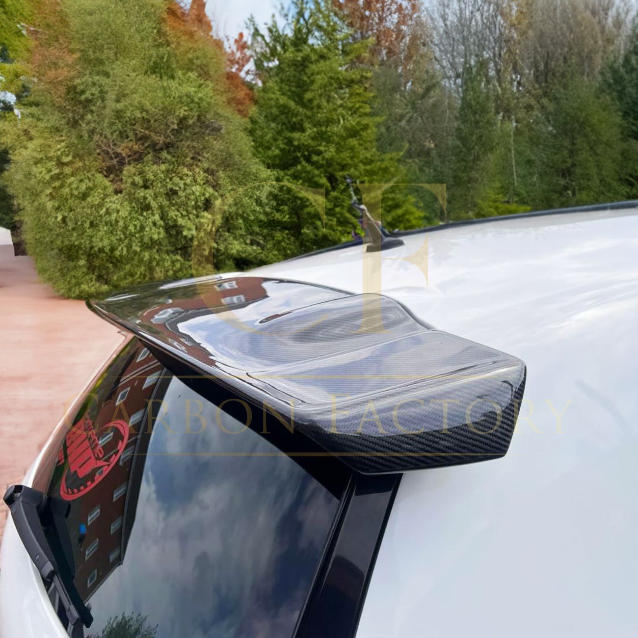 VT Style Carbon Fibre Roof Spoiler for VW Scirocco 09-14-Carbon Factory