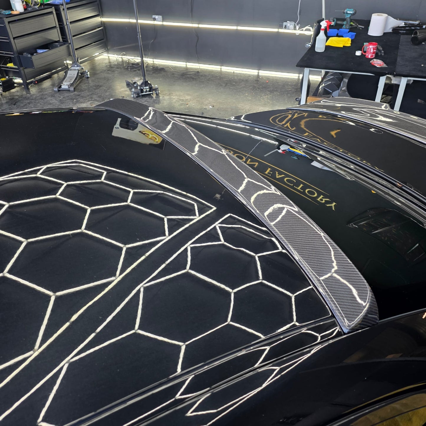 Carbon Fibre Roof Spoiler for BMW 6 Series F06 F12 F13 inc M6 11-18 - Carbon Factory