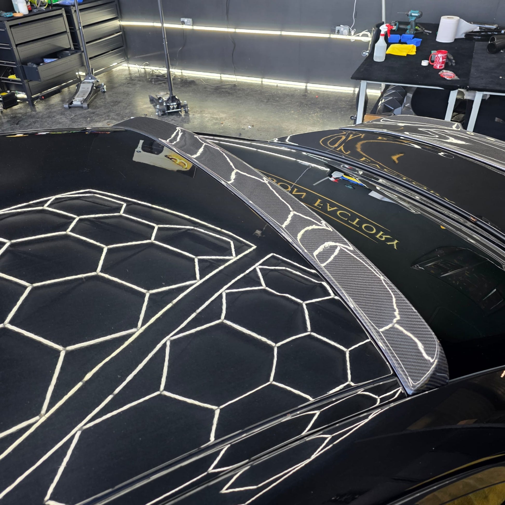 Carbon Fibre Roof Spoiler for BMW 6 Series F06 F12 F13 inc M6 11-18 - Carbon Factory