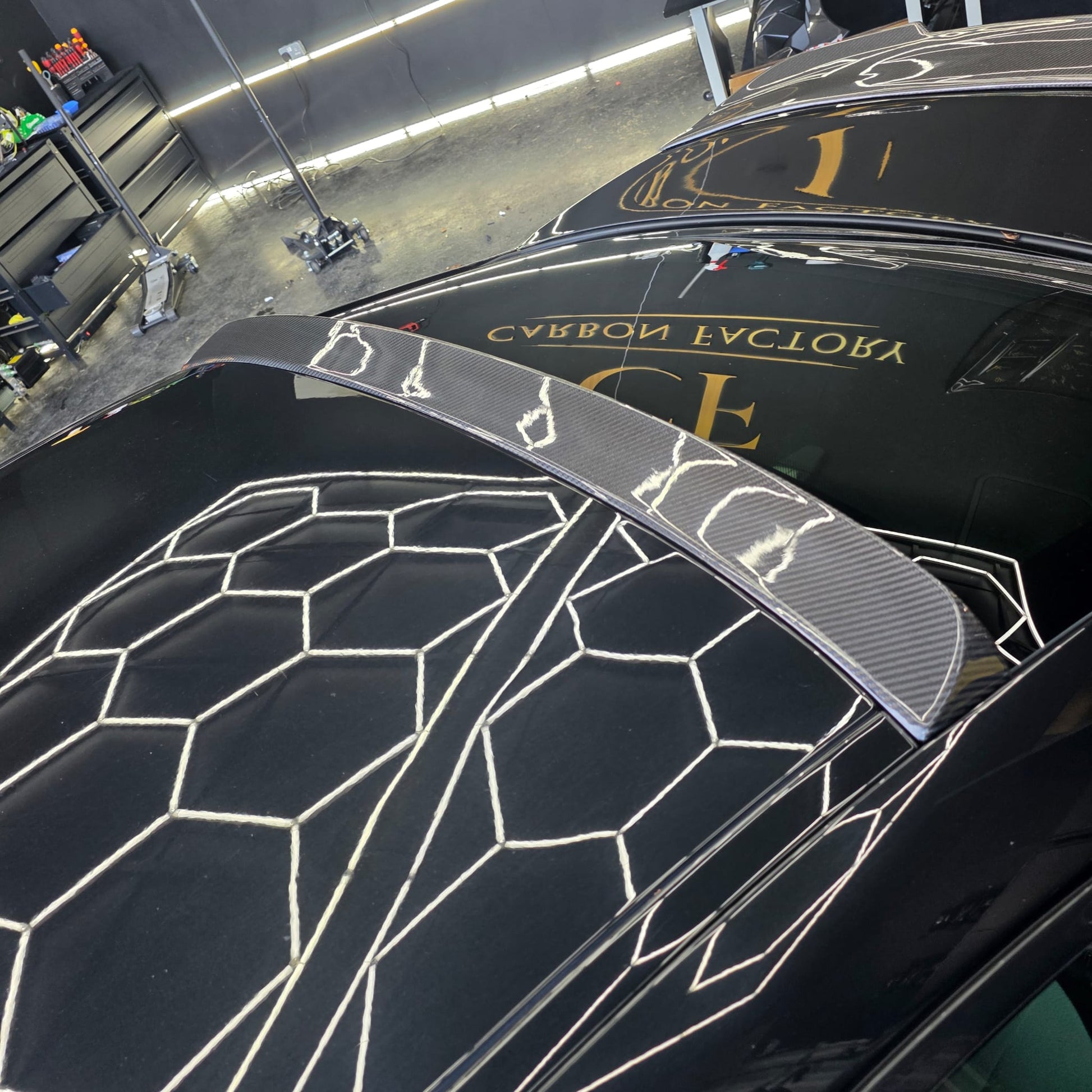 Carbon Fibre Roof Spoiler for BMW 6 Series F06 F12 F13 inc M6 11-18 - Carbon Factory