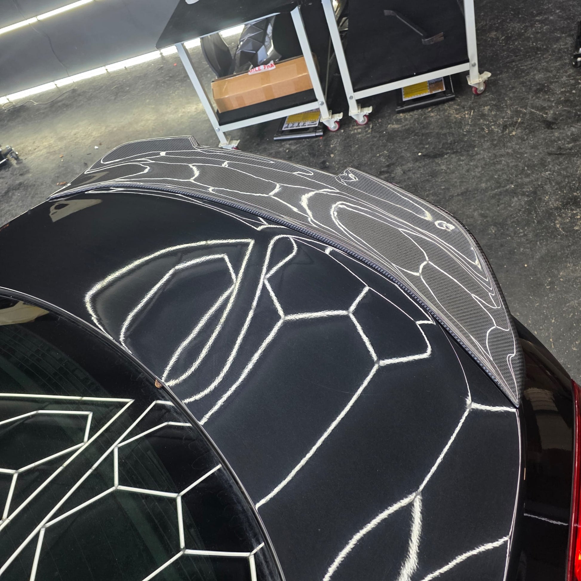 PSM Style Carbon Fibre Boot Spoiler for BMW 6 Series F06 F13 inc M6 11-18 - Carbon Factory