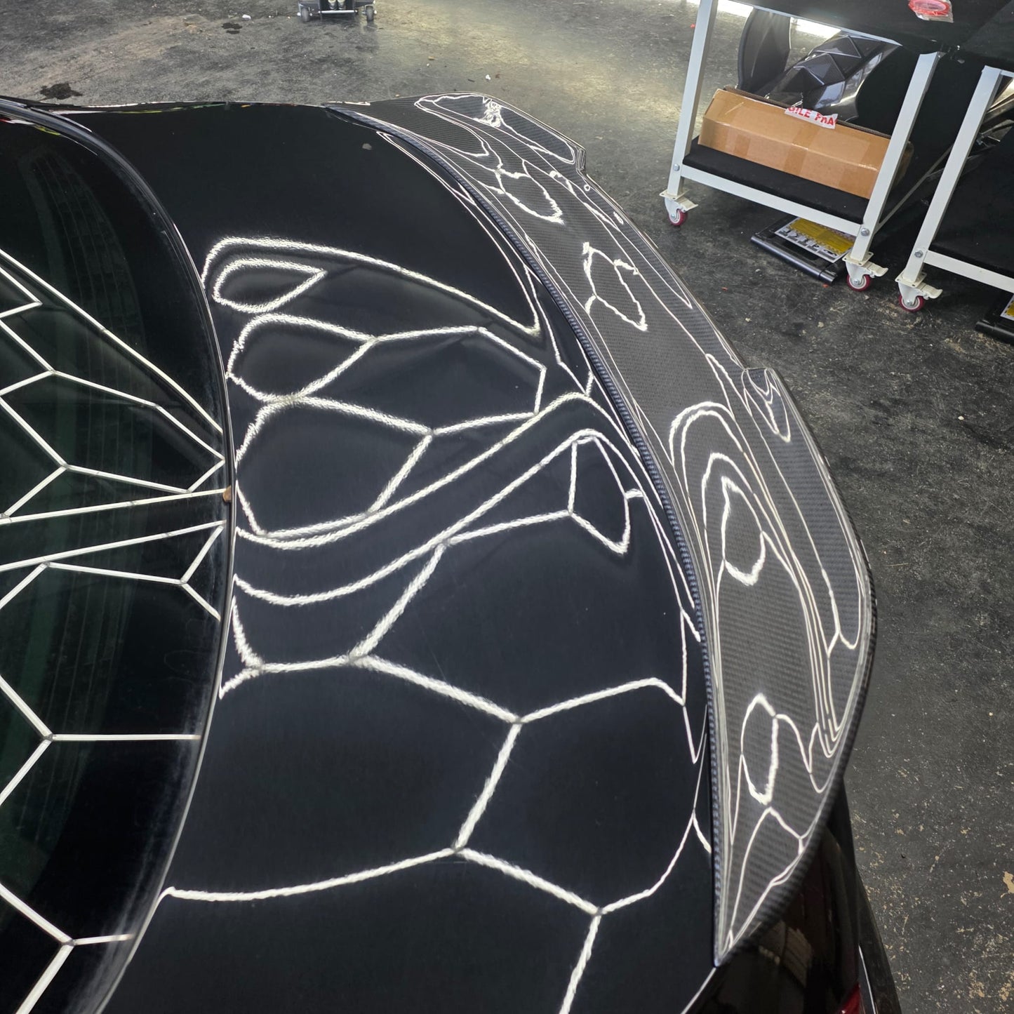 PSM Style Carbon Fibre Boot Spoiler for BMW 6 Series F06 F13 inc M6 11-18 - Carbon Factory