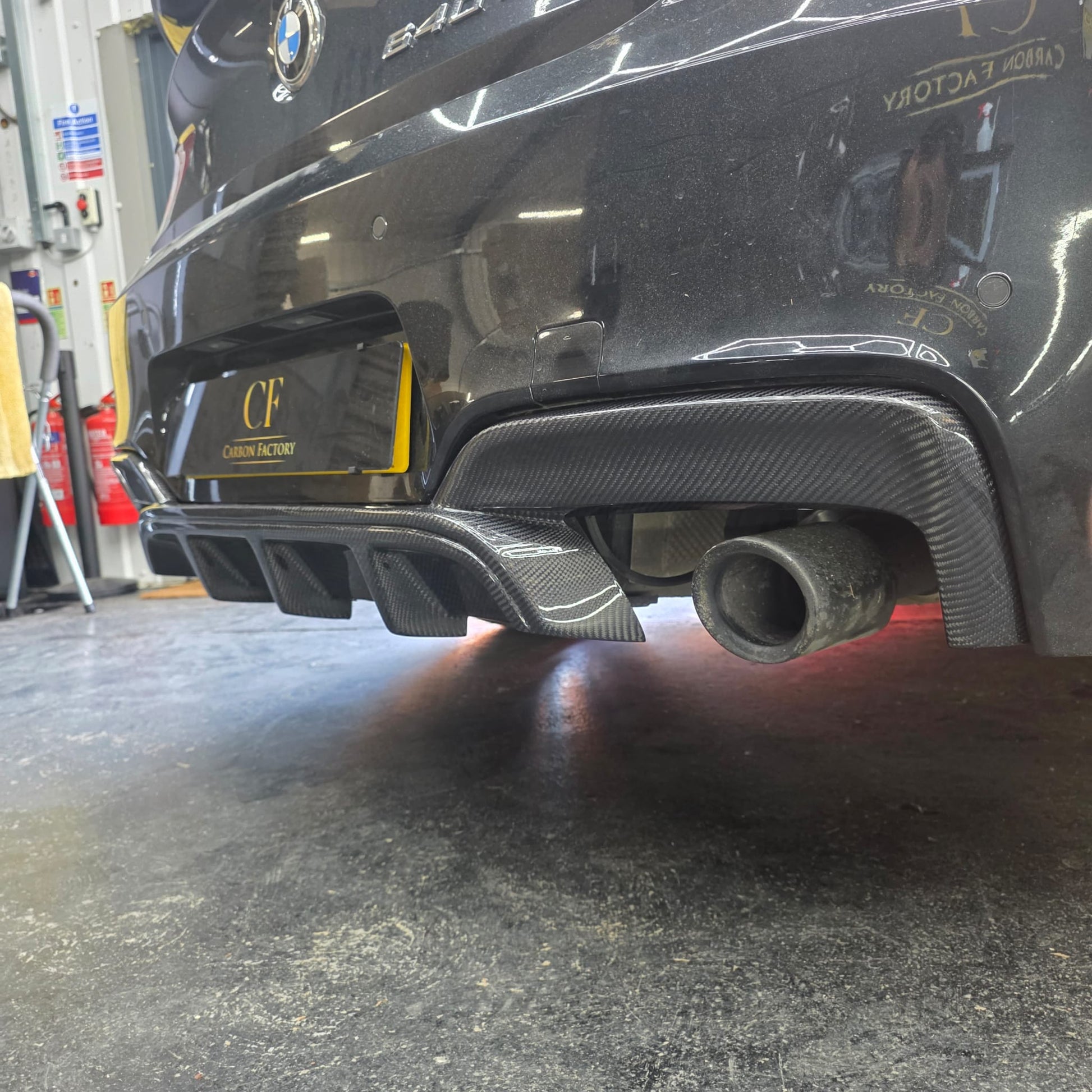 MP Style Carbon Fibre Rear Diffuser for BMW F06 F12 F13 6 Series 12-16 - Carbon Factory