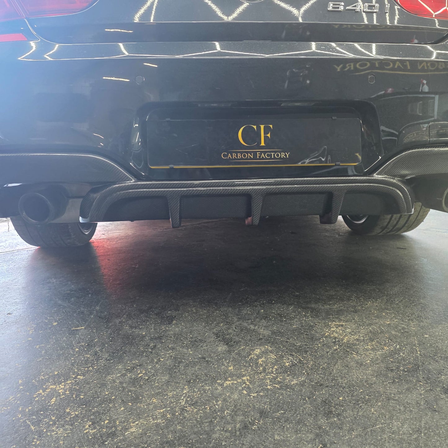 MP Style Carbon Fibre Rear Diffuser for BMW F06 F12 F13 6 Series 12-16 - Carbon Factory