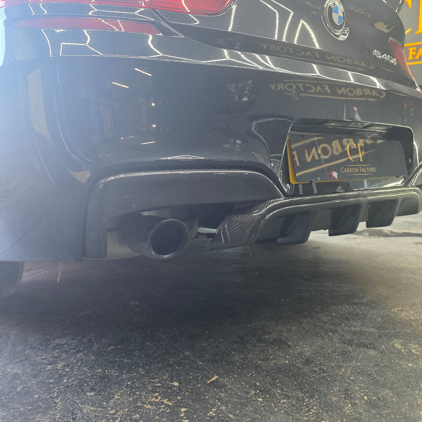 MP Style Carbon Fibre Rear Diffuser for BMW F06 F12 F13 6 Series 12-16 - Carbon Factory