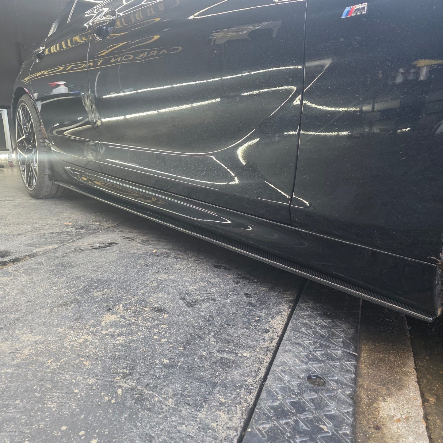 V Style Carbon Fibre Side Skirts for BMW 6 Series F06 inc M6 4 Door 11-18 - Carbon Factory