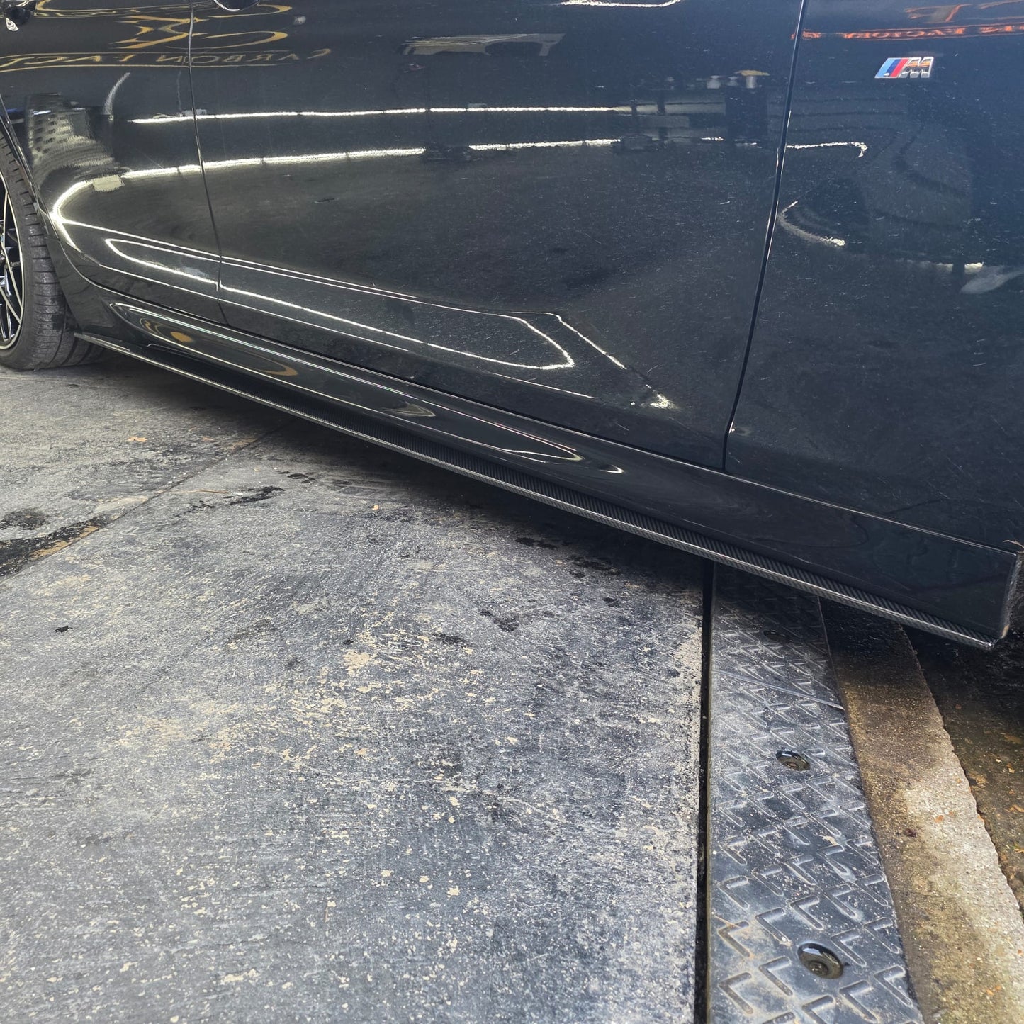 V Style Carbon Fibre Side Skirts for BMW 6 Series F06 inc M6 4 Door 11-18 - Carbon Factory