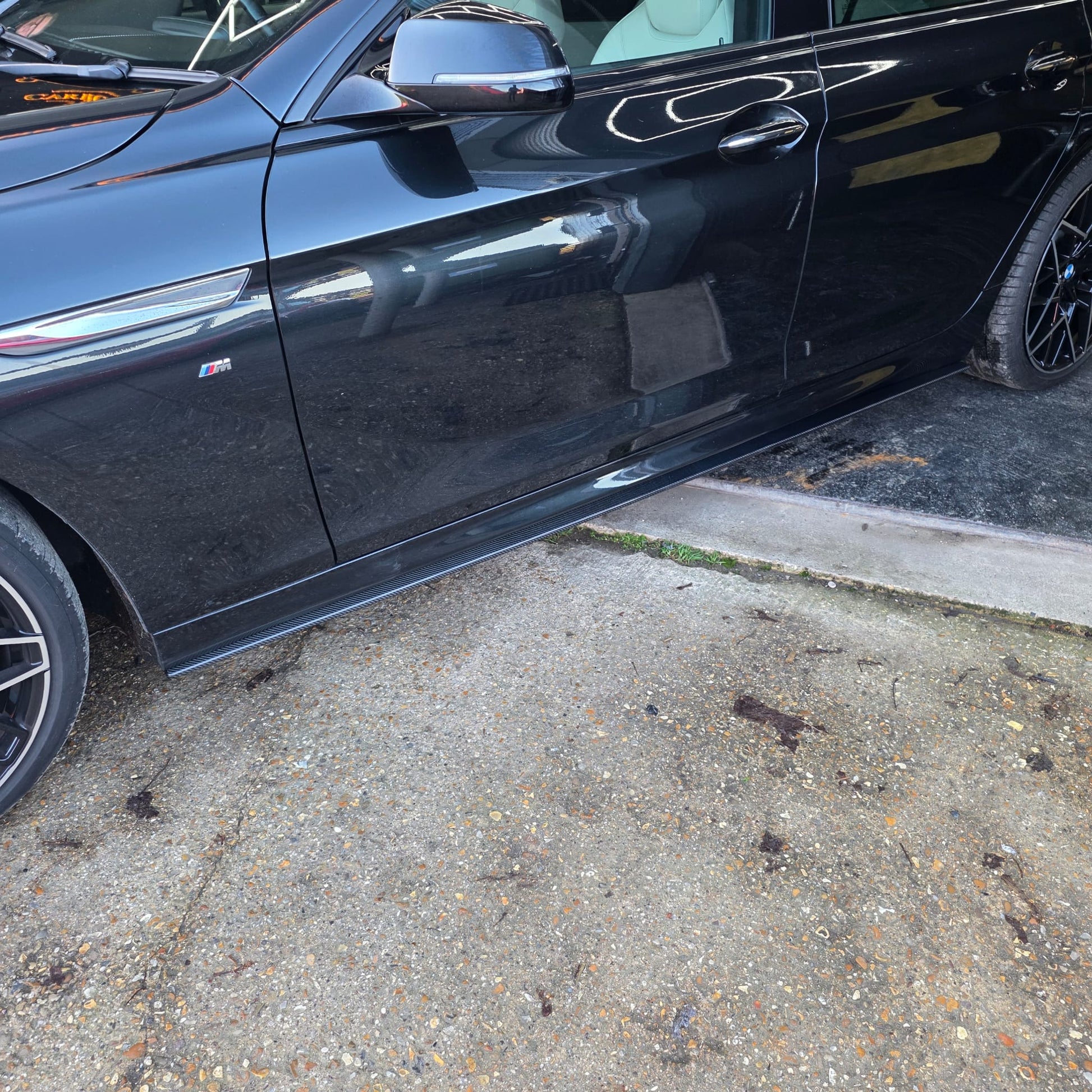 V Style Carbon Fibre Side Skirts for BMW 6 Series F06 inc M6 4 Door 11-18 - Carbon Factory