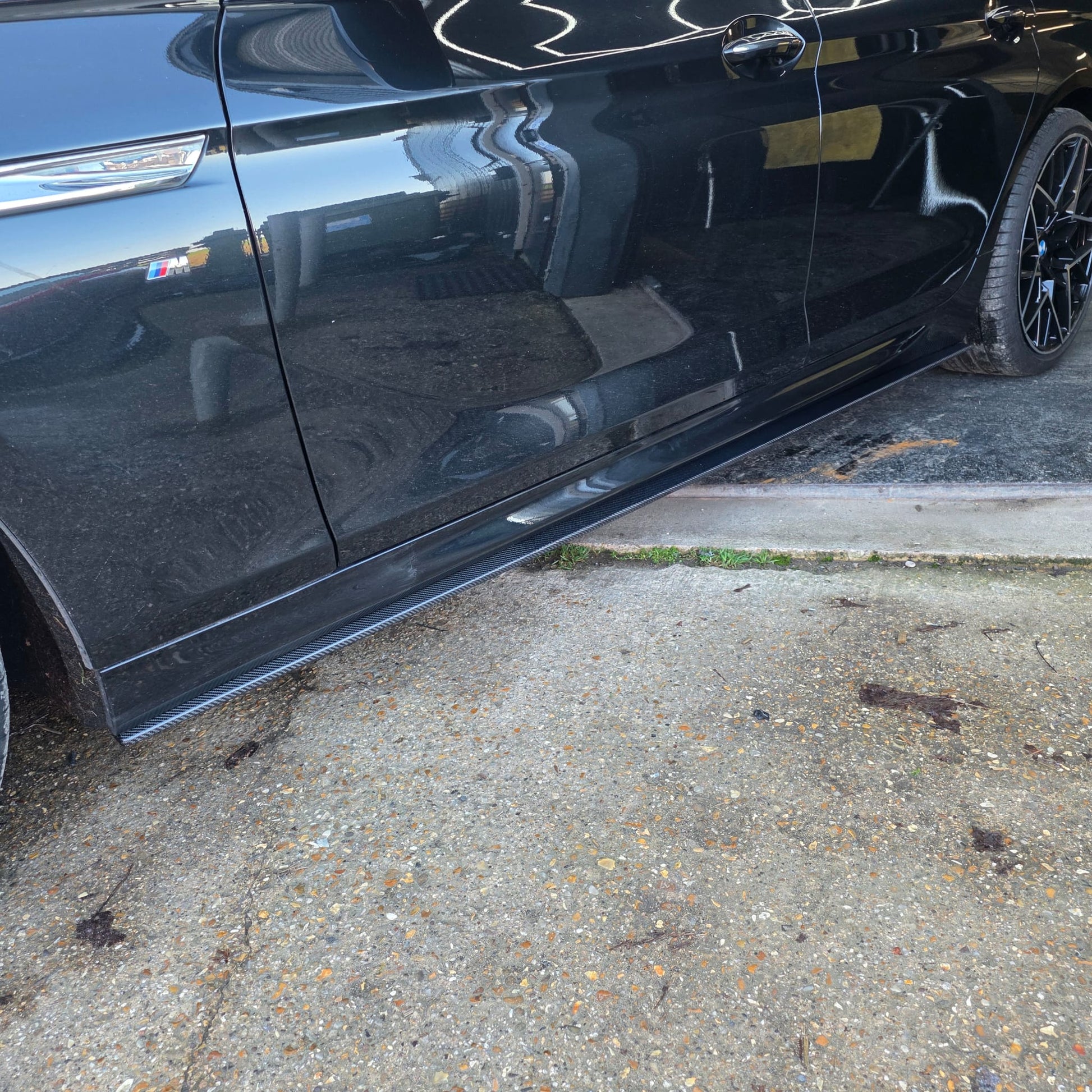 V Style Carbon Fibre Side Skirts for BMW 6 Series F06 inc M6 4 Door 11-18 - Carbon Factory