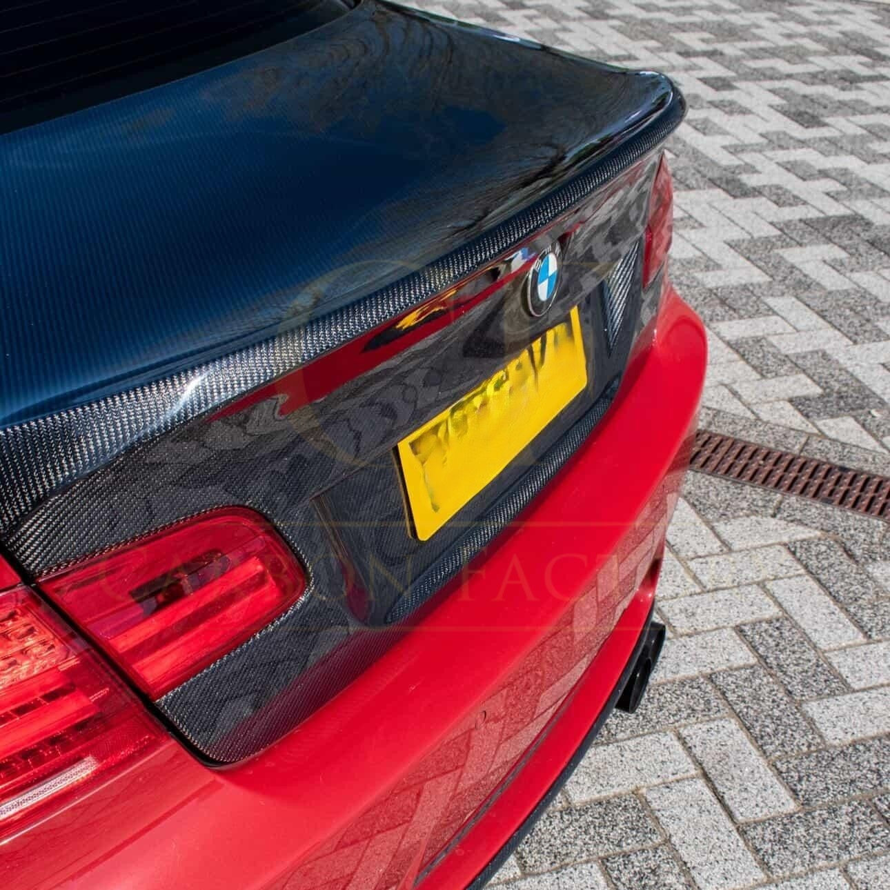 CSL Style Carbon Fibre Boot Lid for BMW E92 Pre-LCI 3 Series & M3 05-09 - Carbon Factory