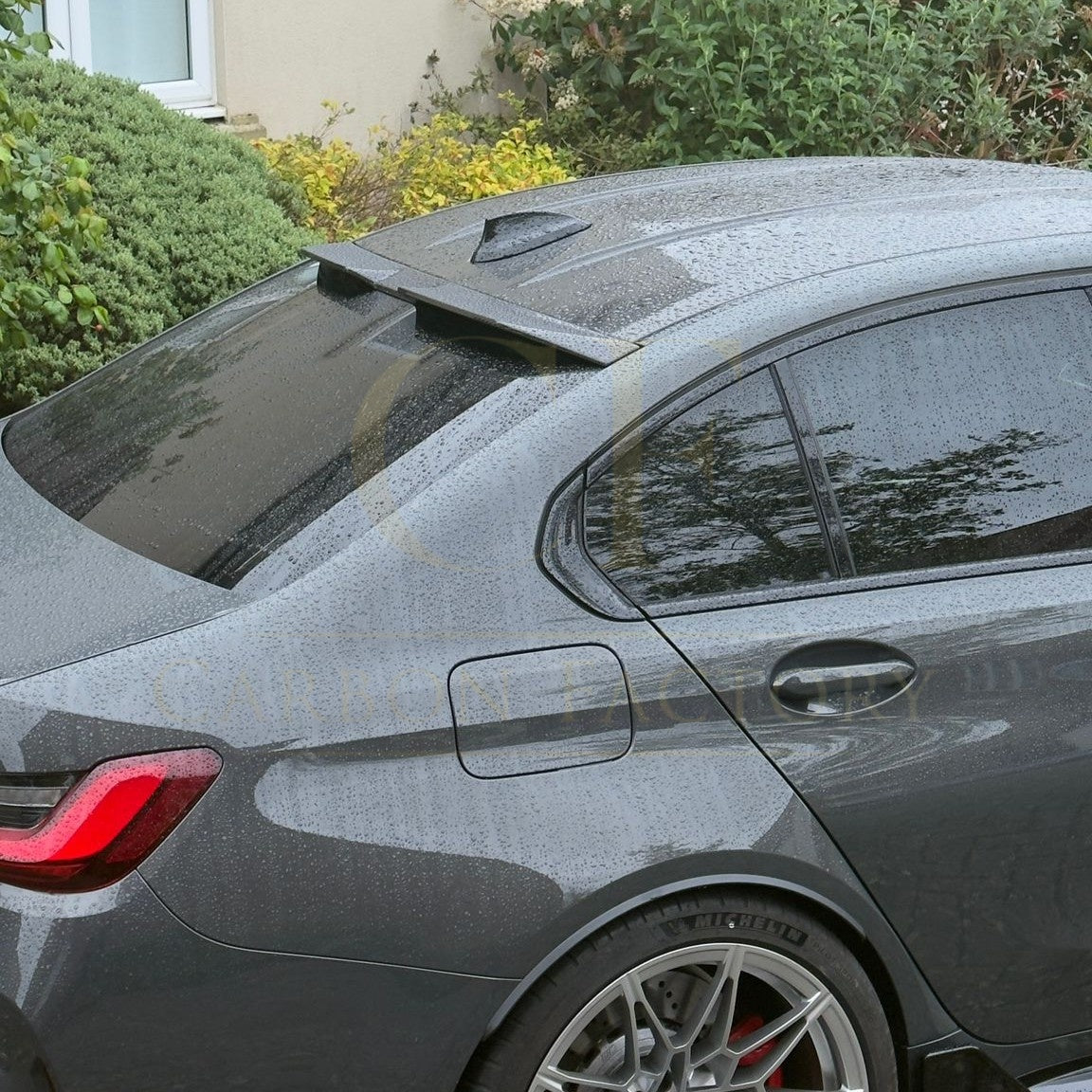 SQ Style Pre-preg Carbon Fibre Roof Spoiler  for BMW G20 3 Series G80 M3 19-Present - Carbon Factory